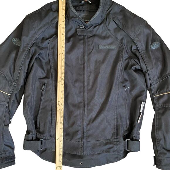 Fieldsheer Motorcycle Jacket Men's M Black Carbolex Armored Phoslite RainGuard - Picture 6 of 12